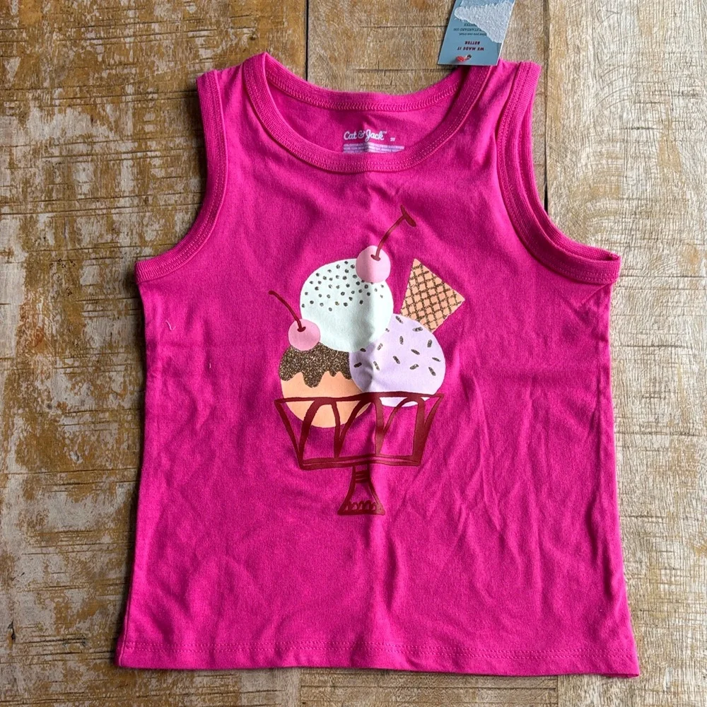 NWT Cat & Jack Girls Outfit Set 2t - Picture 3 of 10